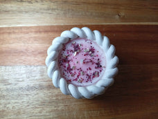 Vela de soja con olor a rosa