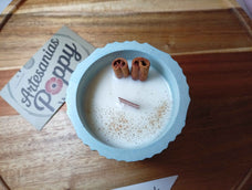 Vela con aroma a canela
