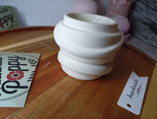 Vela de soja en vaso artesanal