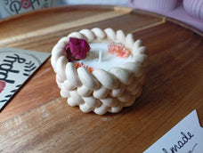 Vela de soja con olor a rosa