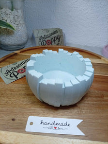 Cuenco artesanal azul