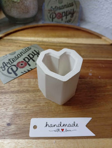 Portavelas corazón