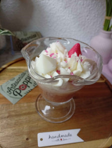 Vela aromática de café estilo pastel
